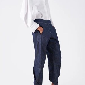 Maria Cornejo dark denim bubble pants.  So cute on.  Sz 10